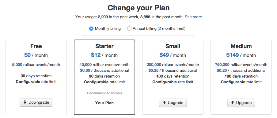  Rollbar is a really easy sell to clients